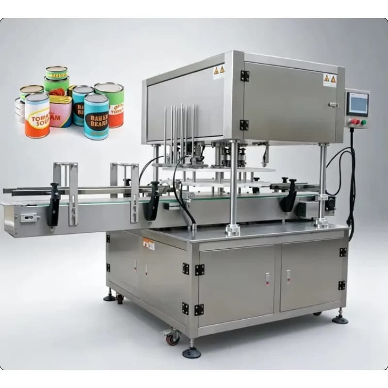 Machine de fermeture de boîtes en conserve rondes personnalisées, machine pour fermer les boîtes en 
