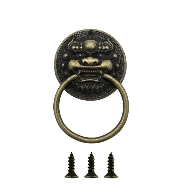 Poignée en métal à trou unique pour armoire, créature mythique 652F, quincaillerie décorative pour l