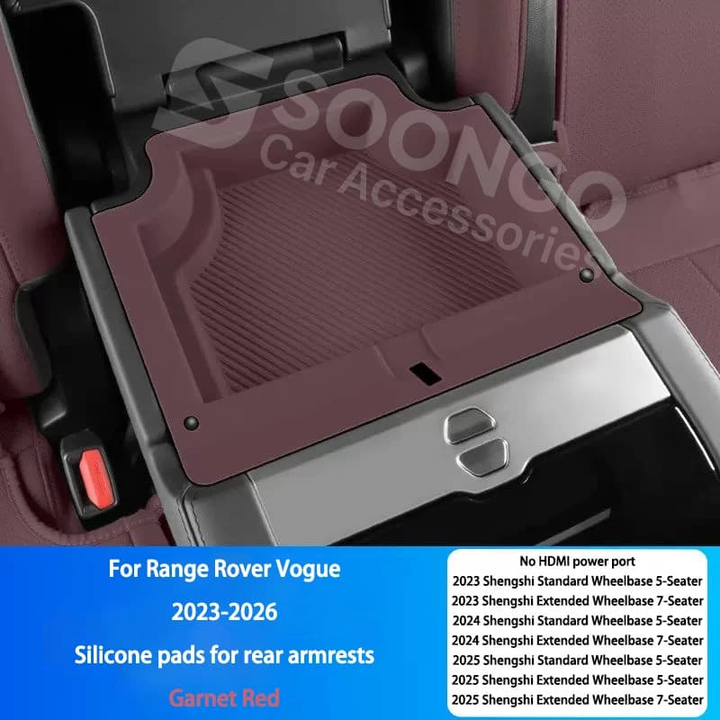 Pour Land Rover Range Rover Vogue Autobiography 2023-2026, tapis de protection en silicone pour port