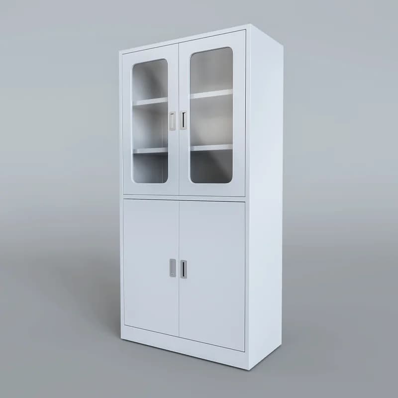 Armoire de stockage de laboratoire de porte en verre de haute qualité pour les écoles pour le stocka