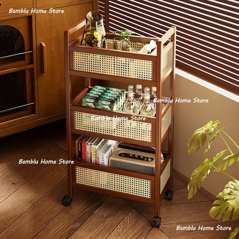 Bureau multi-fonctionnel casier de rangement rétro déplacer balcon maison casier de rangement cuisin