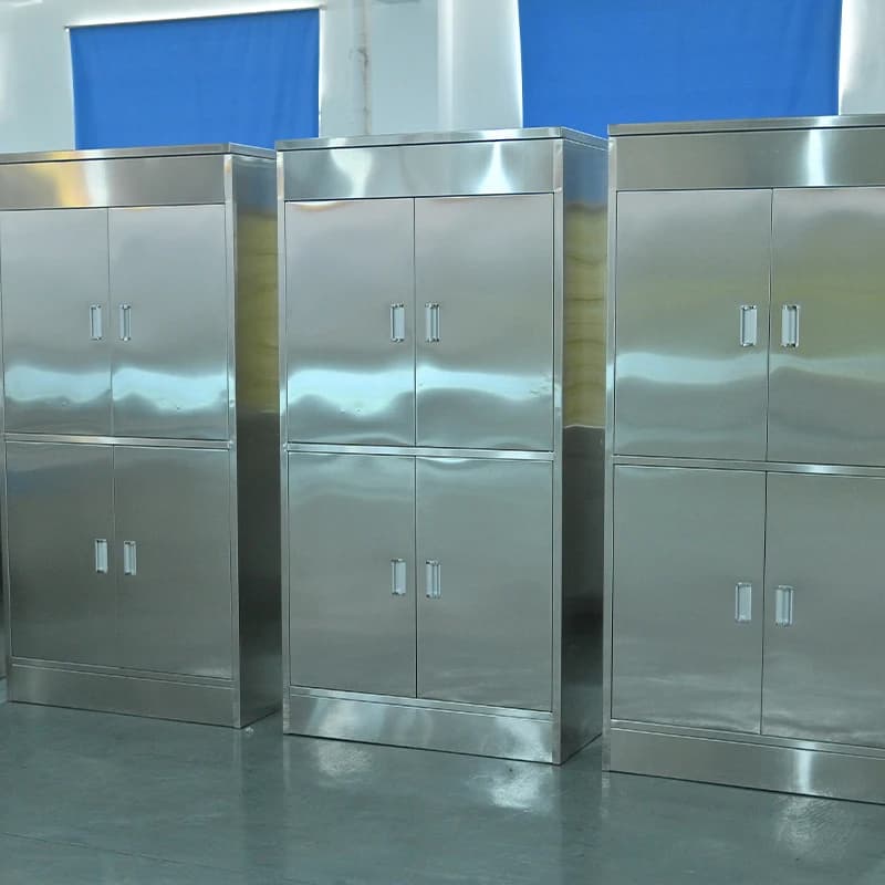 Équipement de laboratoire scientifique personnalisé, armoire de rangement en acier inoxydable, armoi