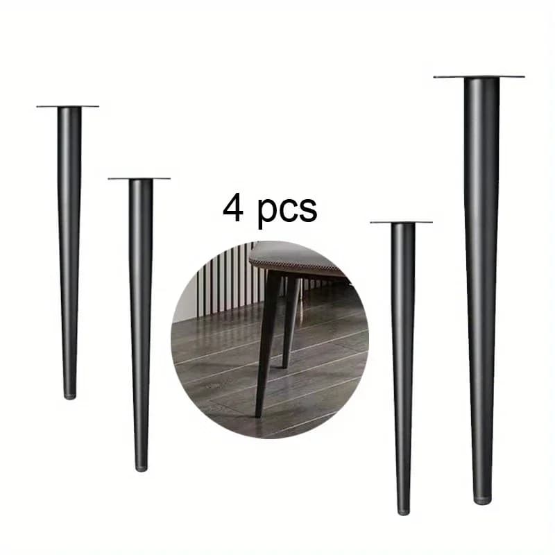 4 pièces accessoires de pieds de meubles pieds de meubles pieds de meubles en métal remplacement sal