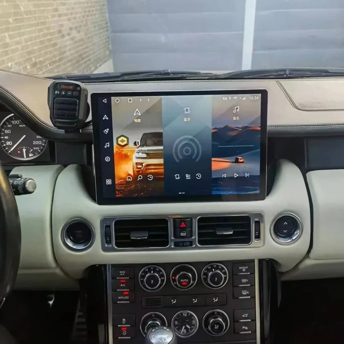 Autoradio Android 14 13 pouces, 8 + 256 go, pour Land Rover Range V8 L322 2002 ~ 2012, lecteur vidéo