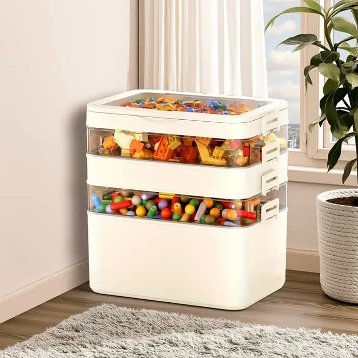 Boîte de rangement/organisateur de grande capacité