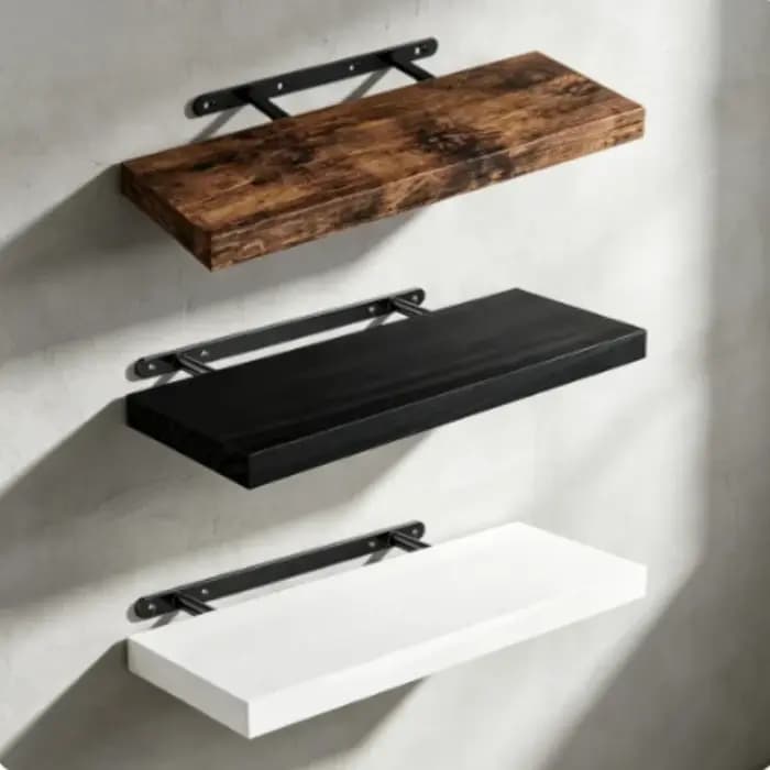 Étagère flottante à fixation invisible, support mural robuste pour le rangement des livres, décoration pour la maison, la cuisine, la chambre à coucher, la chambre d'enfant