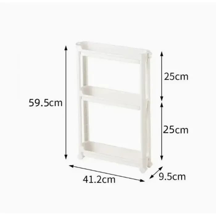 Armoire de rangement étroite multi-niveaux à placer derrière la porte
