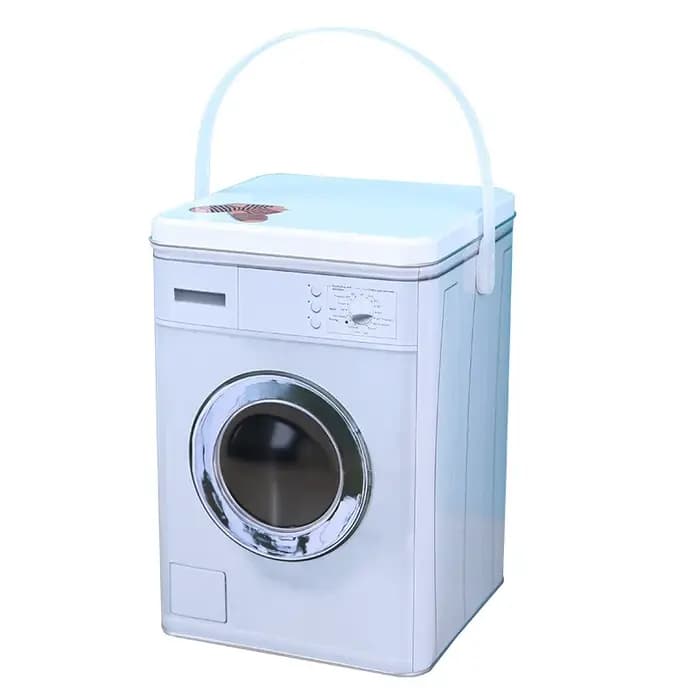 Seau de rangement pour détergent à lessive domestique avec couvercle
