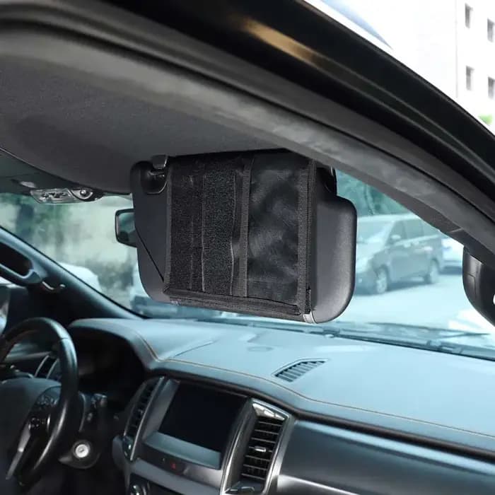Boîte de rangement pour pare-soleil de voiture