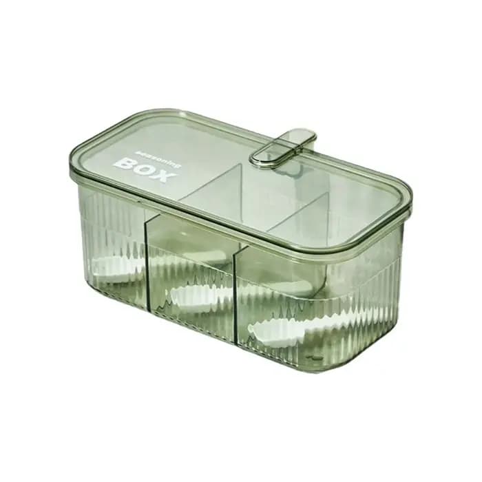 Boîte à assaisonnements étanche empilable avec joint d'étanchéité, bouteille de rangement de cuisine