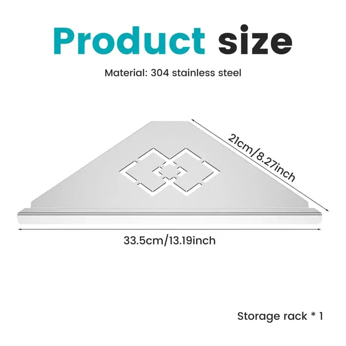 Étagère de rangement en acier inoxydable HOShelf
