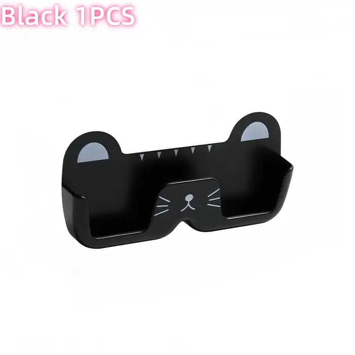 Support de rangement de lunettes de chat mignon, boîte de rangement de lunettes Portable domestique,