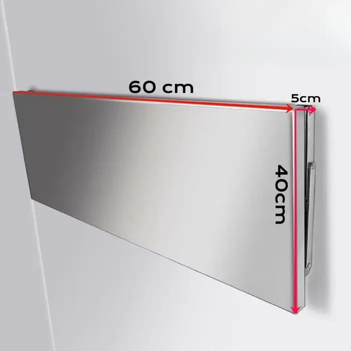 Table pliante murale en acier inoxydable 304, 23.6x16 pouces, étagère murale, maison, cuisine, salle