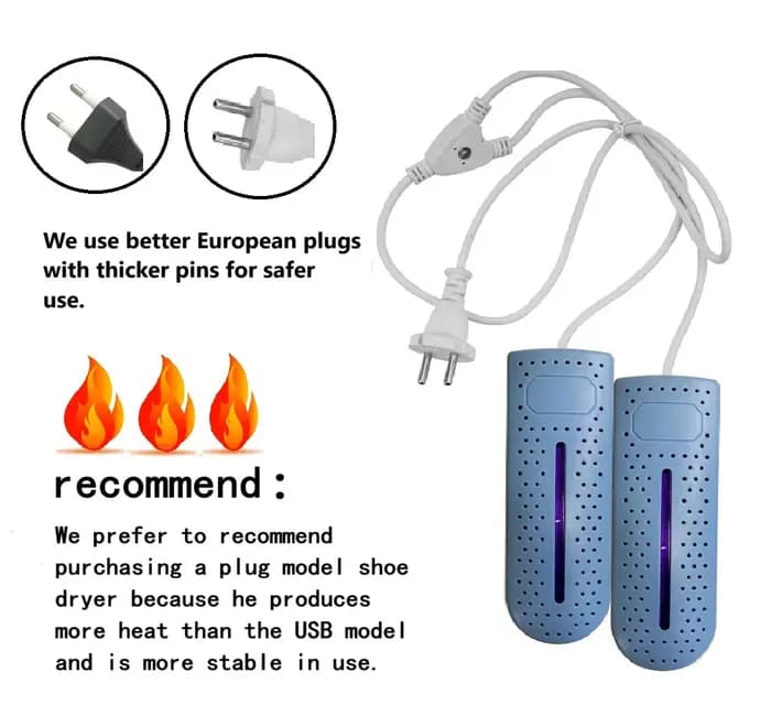 Sèche-chaussures stérilisation UV déshumidification Portable étagère à chaussures chauffage désodorisant