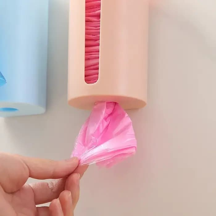 Distributeur mural contemporain de sacs en plastique
