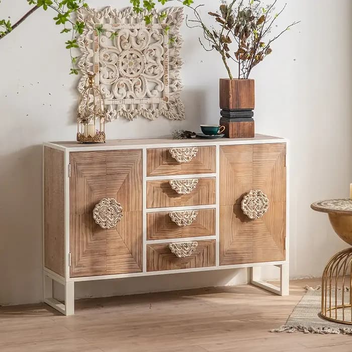Armoire de salon Design Vintage avec rangement