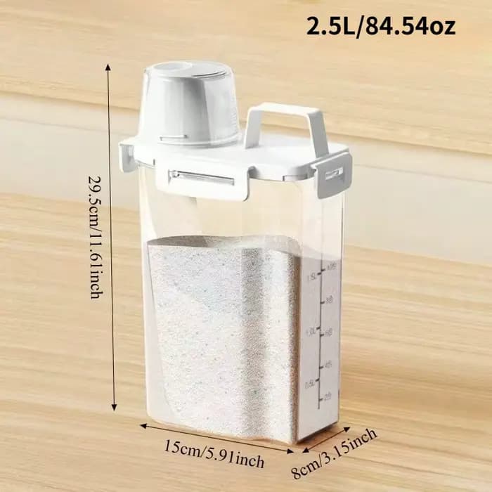 Conteneur de stockage scellé résistant à l'humidité couvert de 2