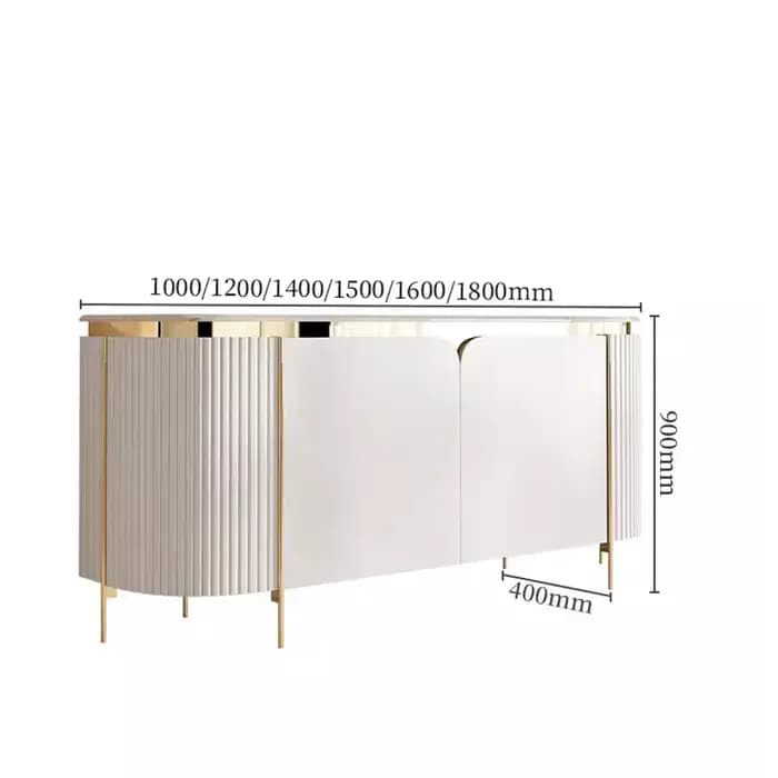 Armoire de rangement multifonctionnelle pour salle à manger, armoire de salon italienne simple et exquise, design à pieds hauts, meubles pour la maison