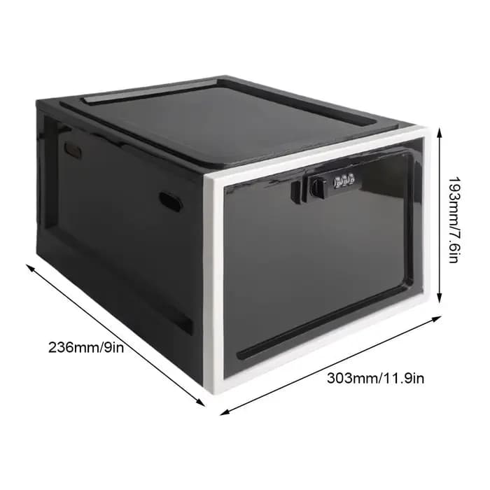 Boîte de rangement transparente pour réfrigérateur