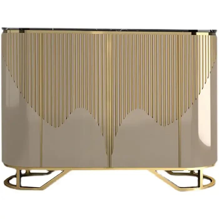 Meubles de rangement étroits de luxe pour salon