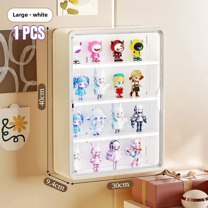 Boîte de rangement murale pour figurines d'action
