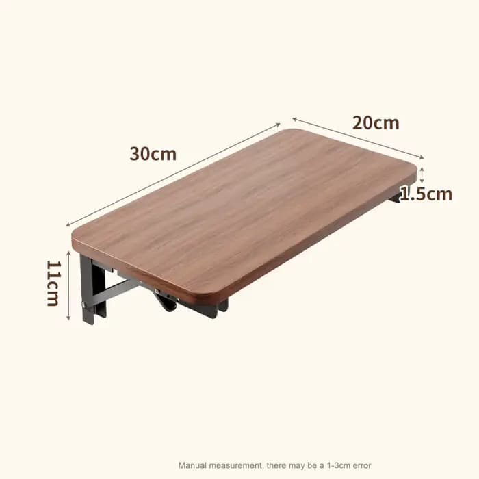 Table de chevet pliable avec rangement