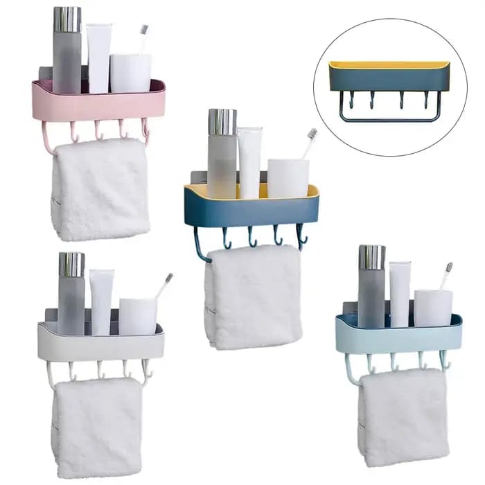 HOCorner-Étagères Murales de Rangement de Douche, T1, Accessoires, 1x