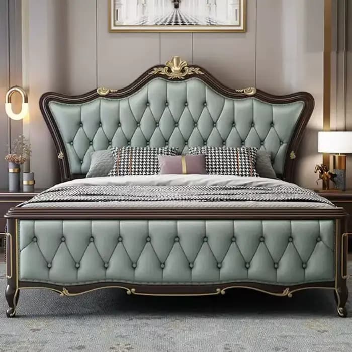 Lit King Size Moderne avec Rangement
