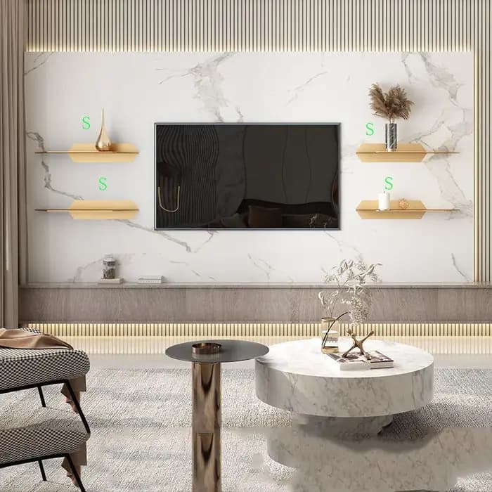Rangement mural en fer italien T1
