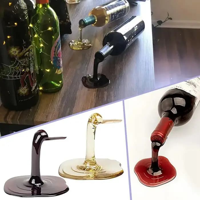 Présentoir de cuisine votre porte-bouteille de vin déversé préféré