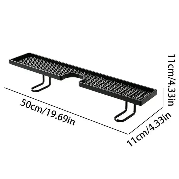 Étagère de salle de bain 50 cm à poser au-dessus du robinet