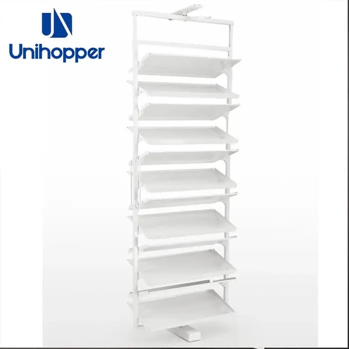 Unihopper fabricant grand armoire de rangement de chaussures rotative à 360 degrés meubles