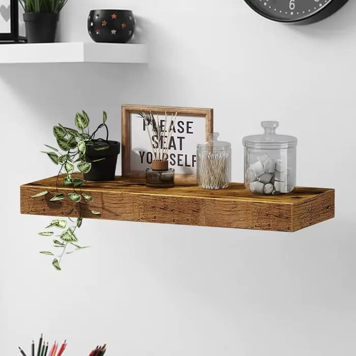 Étagère flottante pour décoration murale, robuste, polyvalente, avec support Invisible, pour salon, crèche, cuisine, salle de bain, livres