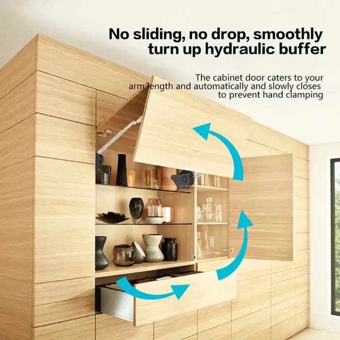 Support de porte pliante pour armoire de cuisine électrique