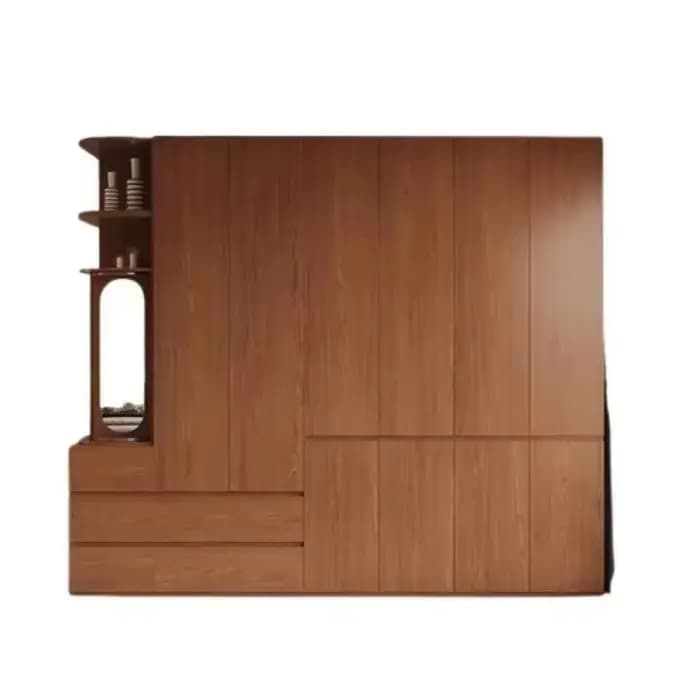 Armoire de Luxe Moderne pour Hôtel, Rangement Suspendu pour Vêtements, Penderie en Bois pour Chambre à Coucher, Meuble de Rangement Gain de Place, Armoire Ropero pour la Maison