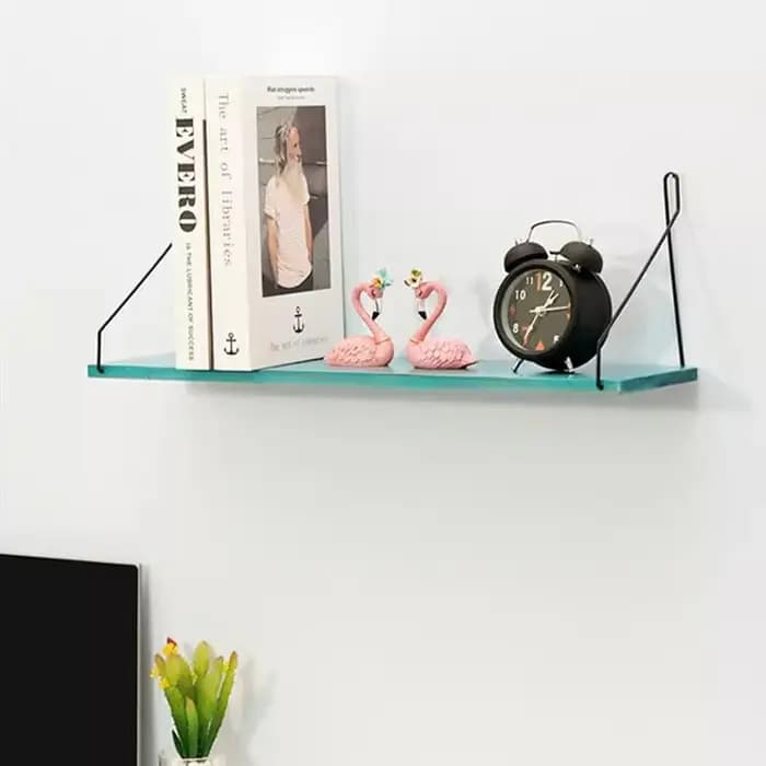 1 étagère flottante murale, étagère à livres murale, support d'affichage mural, étagère de rangement en bois pour salon, salle de bain, chambre à coucher, cuisine