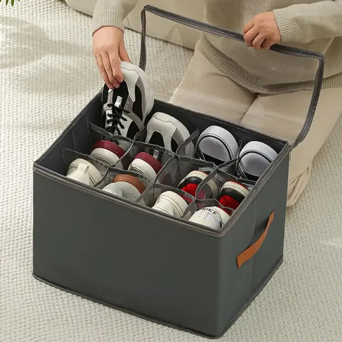 Boîte de rangement multifonctionnelle pour chaussures