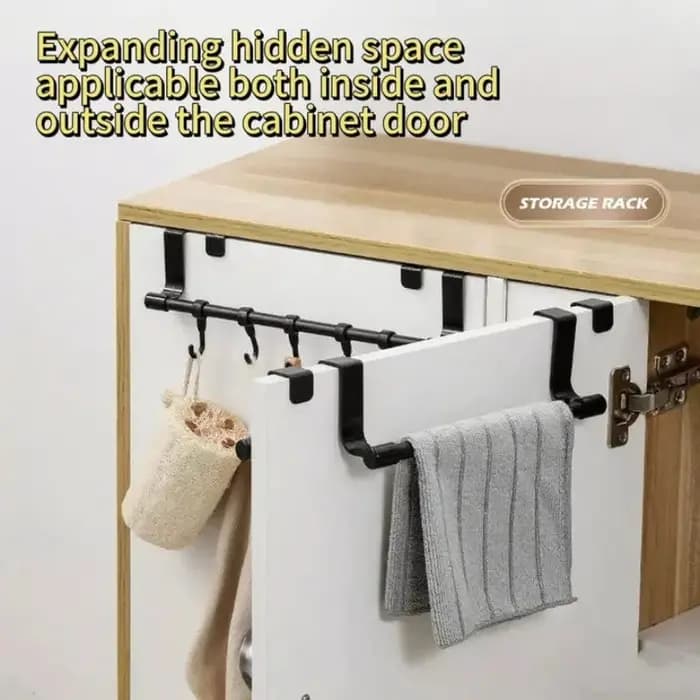 1/2 pièces armoire de cuisine murale porte-serviettes-un support en tissu peu encombrant adapté aux maisons et aux
