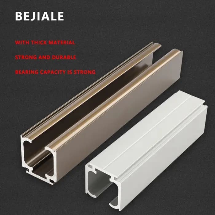Rail de porte coulissante pliante en bois massif