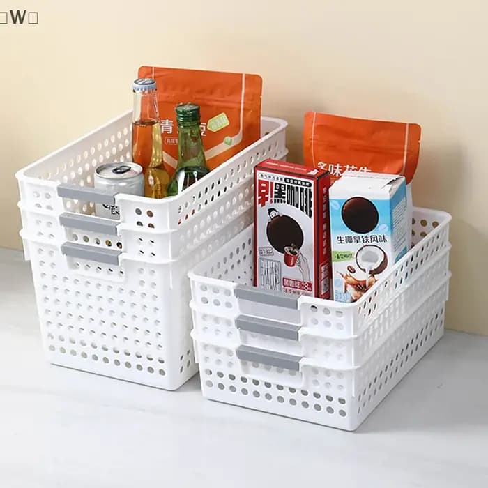 、1alwaHome Panier de rangement creux pour jouets et cosmétiques divers