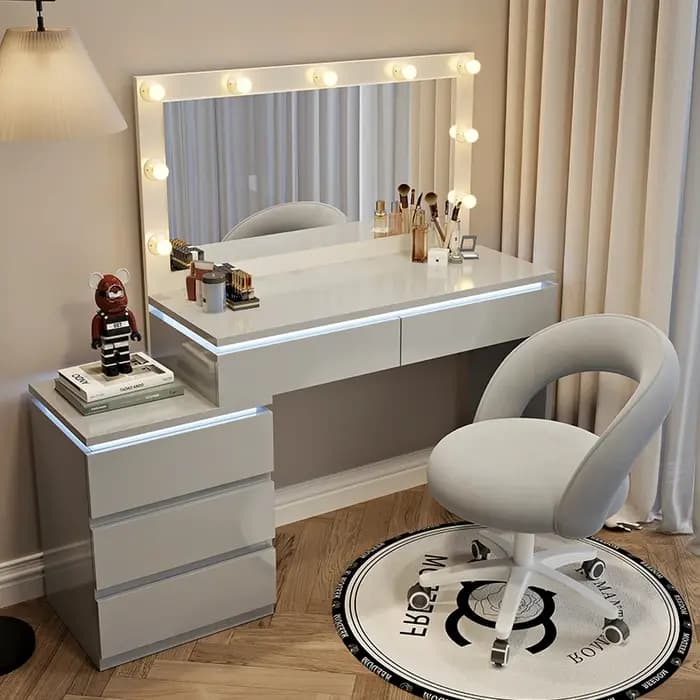 Tiroir organisateur coiffeuse en bois filles italien Simple rangement