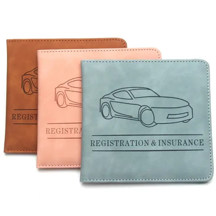 Porte-carte d'immatriculation de conduire et d'assurance