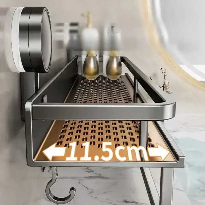 Ventouse porte-shampooing étagère de salle de bain organisateur de rangement de maquillage