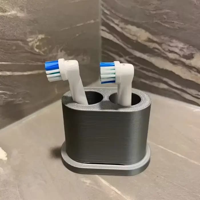 Boîte de rangement pour têtes de brosse à dents électrique