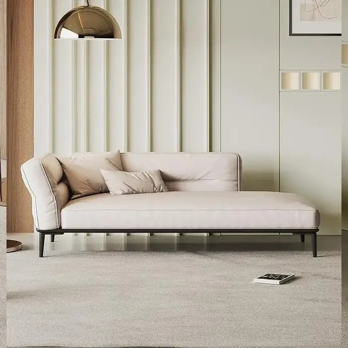 Banc de rangement nordique pour chambre à coucher