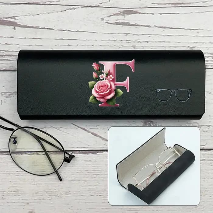Boîte à lunettes Portable en PU
