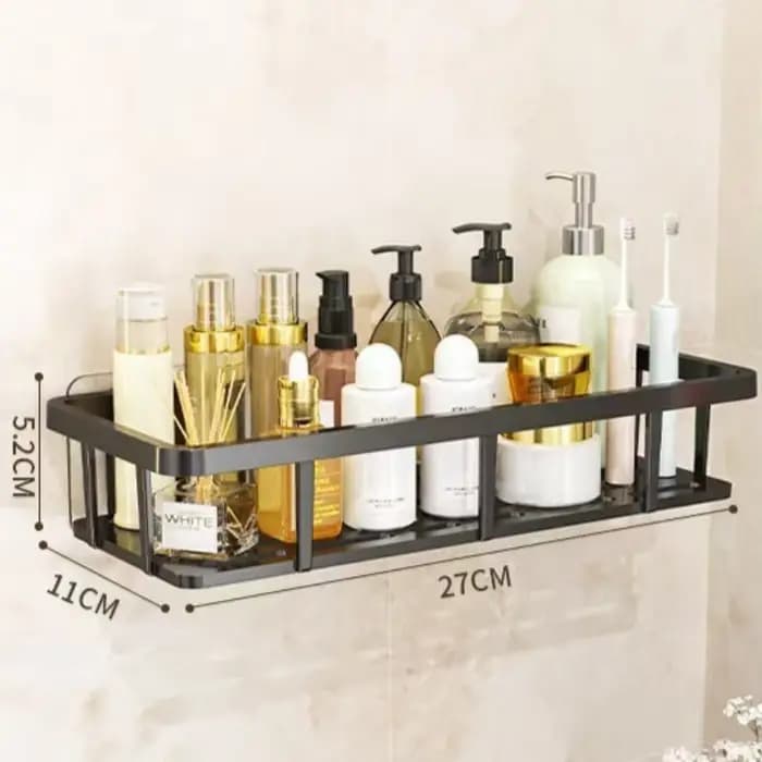 Étagère de salle de bain sans perçage