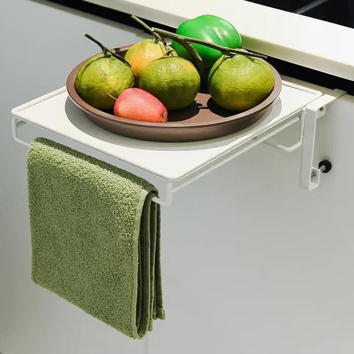 Étagère de rangement de cuisine pliable pour porte d'armoire
