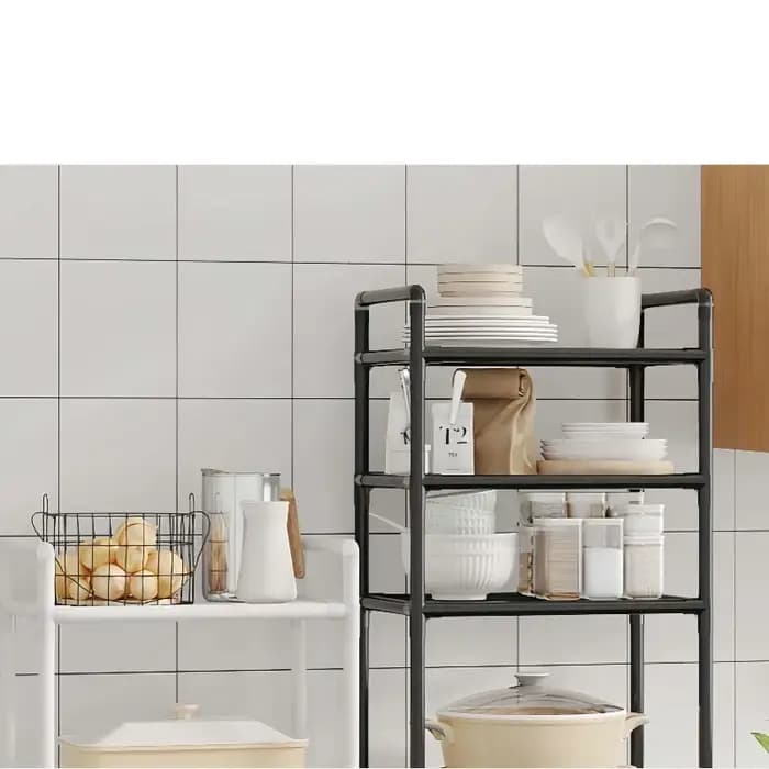 Support de rangement en plastique à 4/5 niveaux