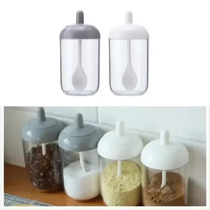 Pot à épices rond avec couvercle